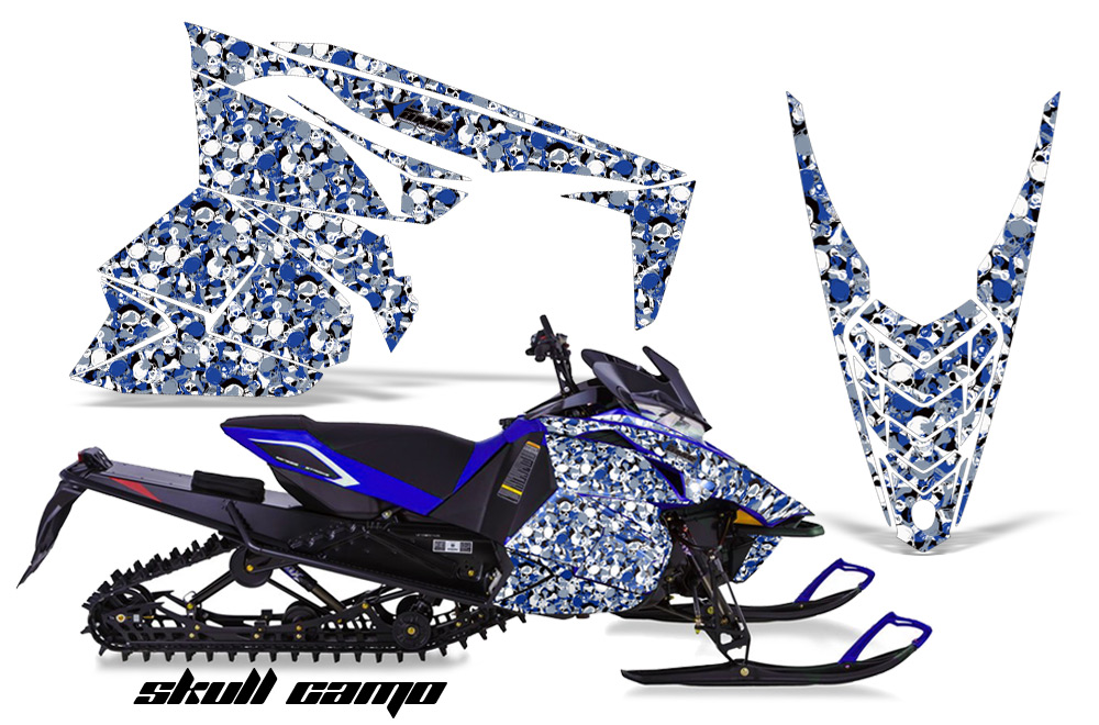 Yamaha Viper 2014 Graphics Kit Wrap Skull Camo U